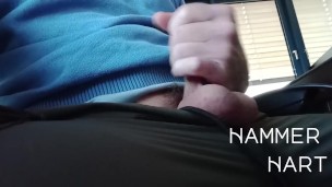Sitting & Masturbating - Stand Up & Let The Sperm Flow By Hammer Hart