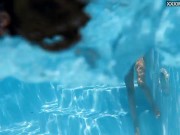 Bonnie sexy tight petite brunette pornstar swimming 12/16