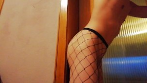 The Dildo Wouldn't Stick to Wall, But I Tried to Fuck Myself and Cum Anyway