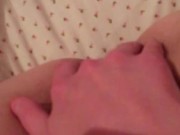 Пися течёт от желания, пришлось потрогать. Хотя родители дома - Screenshot 1 of 16 - Fingering