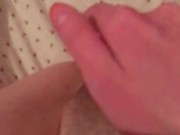 Пися течёт от желания, пришлось потрогать. Хотя родители дома - Screenshot 2 of 16 - Cum