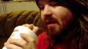 Eating some good cup Ramen