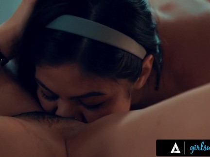 Lesbian Teen Nuns Passionately Fuck
