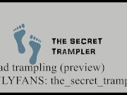 Head trampling (preview, full video on Onlyfans) 1/16