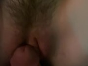 POV big dick filling up her tight pussy