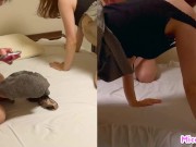 【彼女にイタズラ】彼女の彼女にローション付きローターを挿入したら反応が可愛くてエロ過ぎて大量潮吹き - 3 素人カップル/日本人/個人撮影/驚愕 15/16