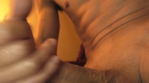 Cumshot look up angle