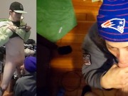 College Freshman on Christmas Break Never stood a Chance inside Heather's Mouth ! 10/16