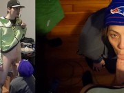 College Freshman on Christmas Break Never stood a Chance inside Heather's Mouth ! 2/16