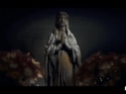 Blonde chick filled up with cum and fully destroyed inside coffin 1/16