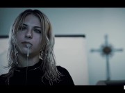 Blonde chick filled up with cum and fully destroyed inside coffin 15/16