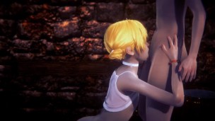 Yaoi Femboy - Fer Sucking and cums in his mouth