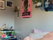 amber rides cock in her thigh high socks 8/16