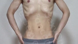 Naked Eating Masturbation Part19 Sample 【gay】【boy】【cute】【food】【hand job】【 male moaning】【 cum eating】