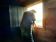 Couple exploring an old mine shaft and each other - RosenlundX - 4k 60fps 4/16