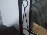 Se la chupo y me coje de perrito mi vagina rosada