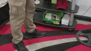 Last work for the year got me horny at home