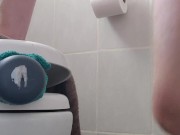 Fleshlight fucking in the bathroom 1/16