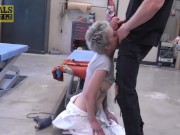 Slender Tattooed Girl Endures Domination 10/16