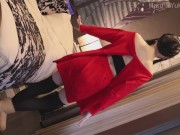 【素人】人気アニメコスプレ第二弾♡乳首イキ♡ヨルさん妊娠確実濃厚中出しSEX ×/Yor Forger/素人カップル/美少女/色白美乳/中出し/フル動画(40分)/일본여대생과질내사 1/16