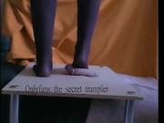 Nylon cock trampling board (preview, soon on onlyfans) 12/16