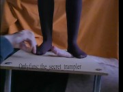 Nylon cock trampling board (preview, soon on onlyfans) 16/16