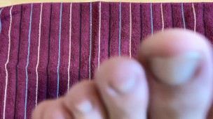 POV showing feet