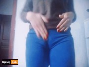 سخنت بزااف كفت بزب فوق سروال تا جيبتو و باقي طبوني هايج 1/16