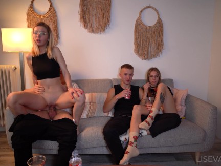 WHAT? All this time they didn 't notice how we fuck in front of them ? ft. Bunny Rabbits