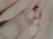 WET MASTURBATION, LUBRICATED VAGINA