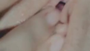 WET MASTURBATION, LUBRICATED VAGINA