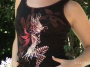 All Natural Beauty Abby Lexus Dildo Fucks Her Sweet Pink Pussy Outdoors! 4/16