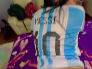 Argentina follando por el culo (ANAL) mirando la final del mundial Qatar 2022 | Argentina vs Francia 15/16