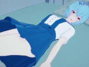 Rei Ayanami and I have intense sex in the bedroom. - Neon Genesis Evangelion POV Hentai 1/16