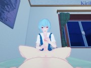 Rei Ayanami and I have intense sex in the bedroom. - Neon Genesis Evangelion POV Hentai 2/16