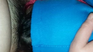 I blindfolded my neighbor and let her lick pussy - IkaSmokS