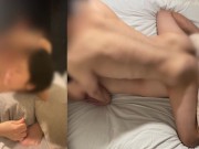 【中イキ】「イクイク…！イクゥッ！！！俺もイク！」愛し合いながら絶頂を迎える素人カップル 6/16