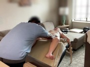 Wife’s massage goes from sensual to sexual part 2 she can’t resist getting his cock out 11/16