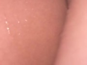 Big Ass Latina sucks dick in the shower POV 10/16