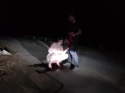 Hold me on leash like a dog to pee 11/16