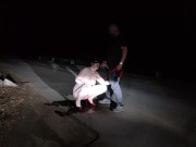 Hold me on leash like a dog to pee 12/16