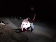 Hold me on leash like a dog to pee 13/16