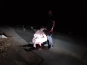 Hold me on leash like a dog to pee 14/16