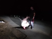 Hold me on leash like a dog to pee 3/16