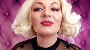 Sexy hot SFW video with SUCKING SOUNDS - blonde MILF and sweet candy