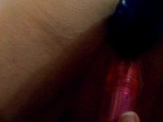 MILF With 2 TOYS Achieves Orgasm