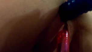 MILF With 2 TOYS Achieves Orgasm