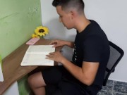 My stepsister sucks my dick while no one else is home 1/16