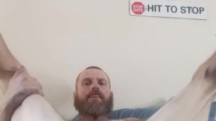 Solo masterbation and ass play