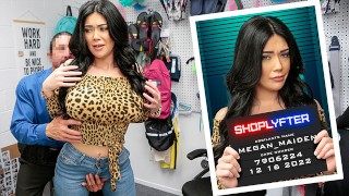 Shoplyfter - Brunette Teen Shoplifter Megan Maiden Fucked Hard By ...